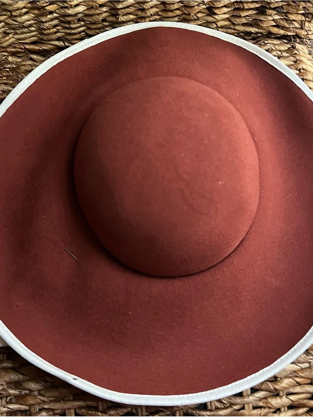 Frank Olive Excello Bollman Rust Wool Hat